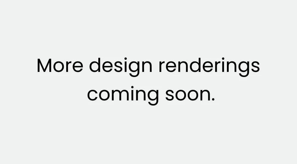 Design rendering placeholder